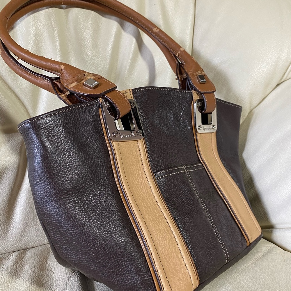 Genuine leather Tignanello handbag